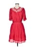 Max Studio 100% Rayon Hearts Red Casual Dress Size M - photo 1