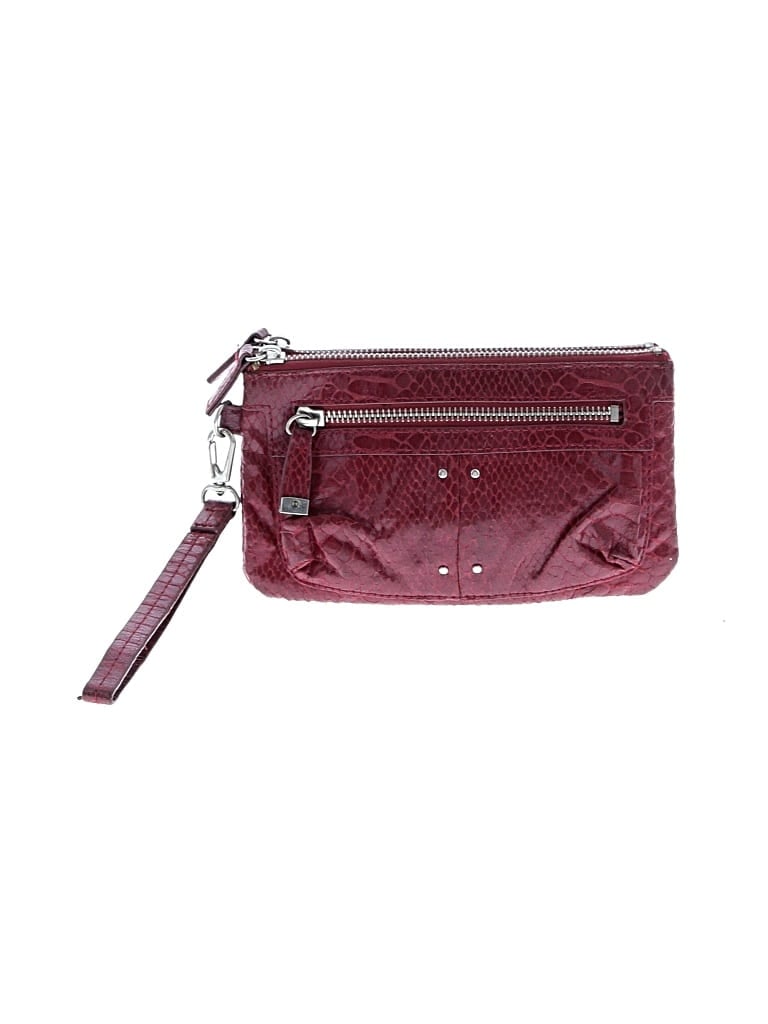 Pre-owned Calvin Klein Wristlet In Red