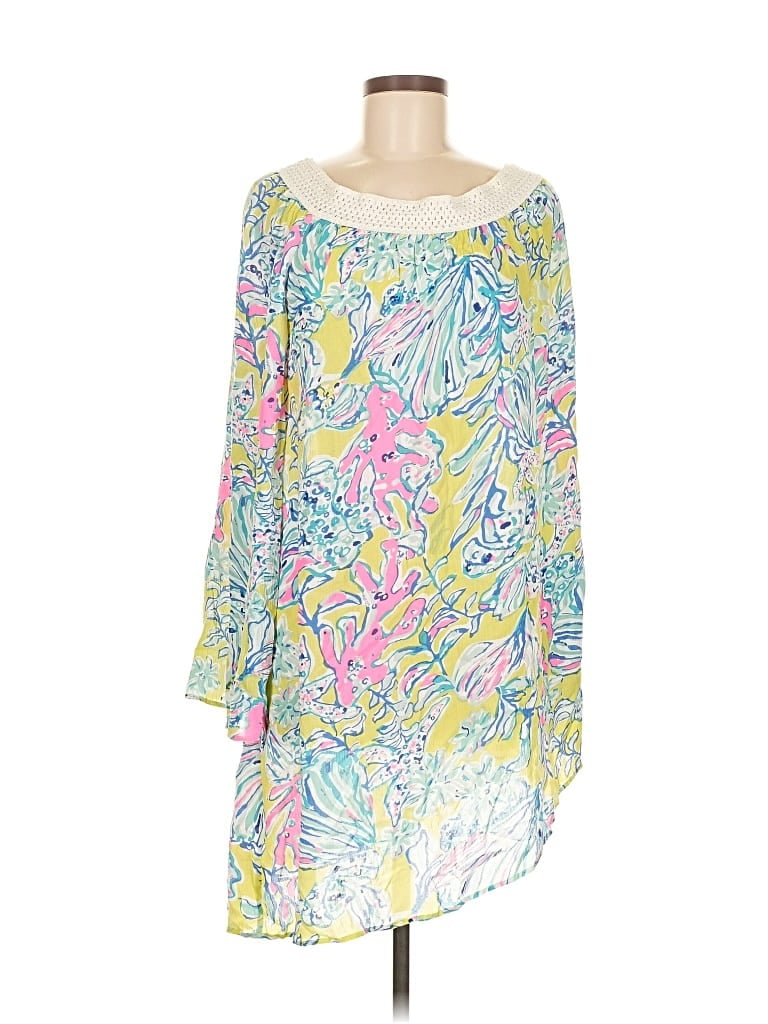 LILLY PULITZER Pre-owned 3/4 Sleeve Blouse In Yellow