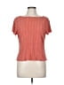 Connected Apparel Orange Short Sleeve Top Size M - photo 1