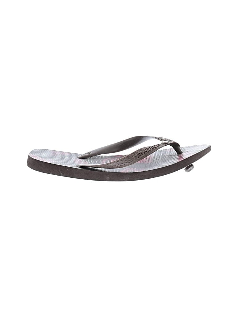 Pre-owned Havaianas Flip Flops In Brown