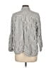 Max Studio Stripes Ivory 3/4 Sleeve Blouse Size L - photo 2
