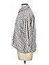 Max Studio Stripes Ivory 3/4 Sleeve Blouse Size L - photo 5