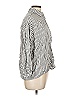 Max Studio Stripes Ivory 3/4 Sleeve Blouse Size L - photo 4