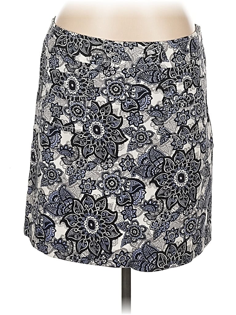 Pre-owned Ann Taylor Loft Casual Skirt In Gray
