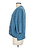 Cooper & Ella 100% Polyester Blue 3/4 Sleeve Blouse Size M - photo 5