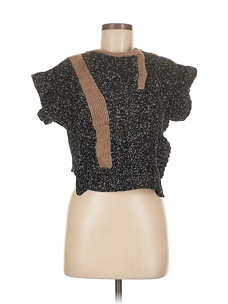 Pre-owned Alberto Fermani Cardigan Sweater In Black