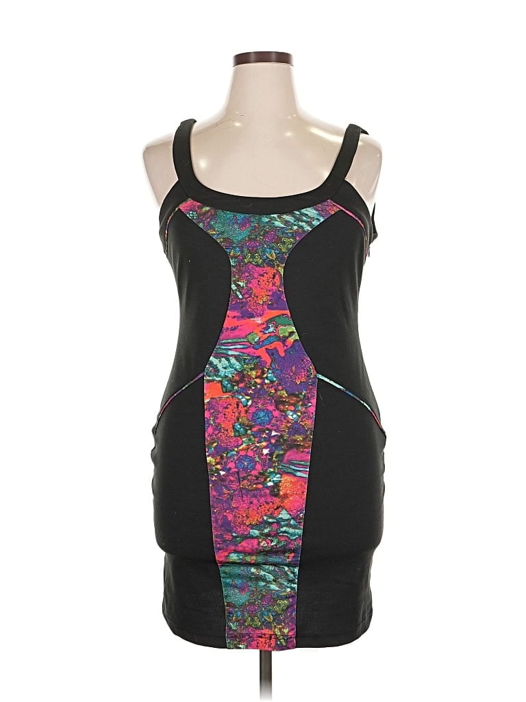 Pre-owned Kardashian Kollection Cocktail Dress In Black