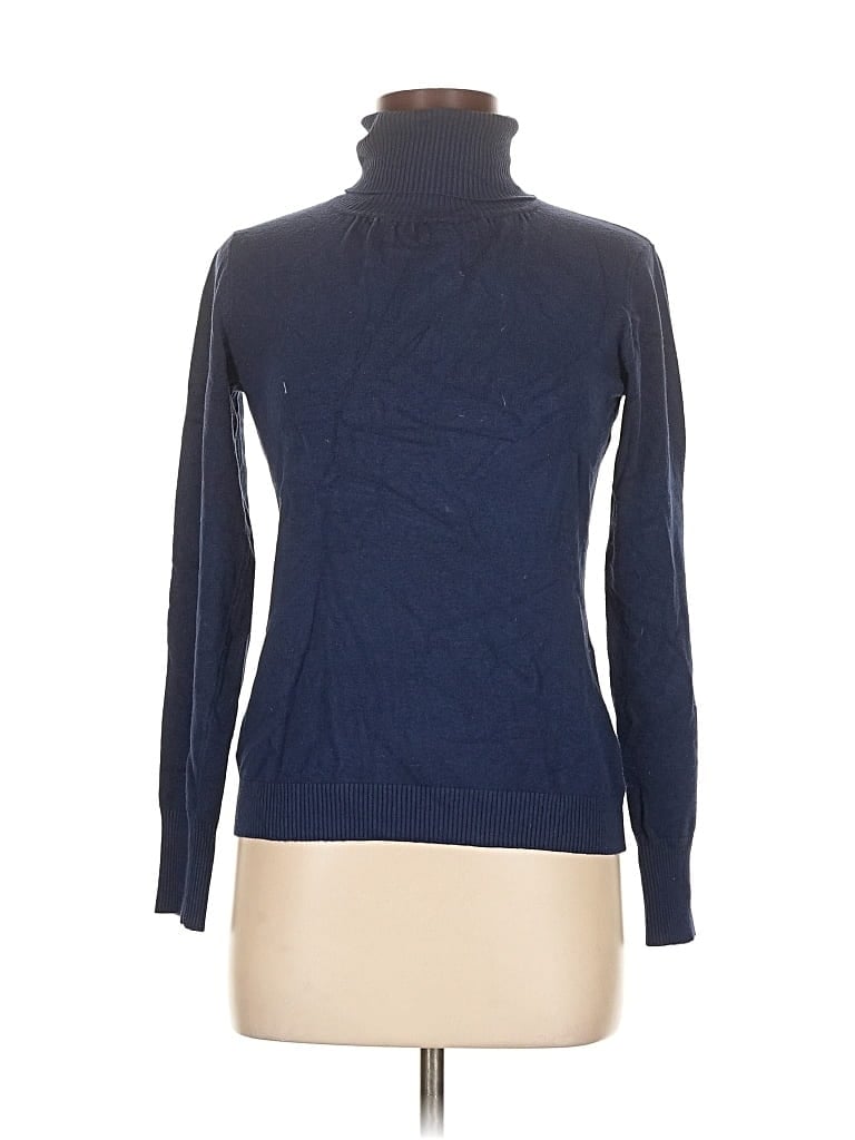 Pre-owned The Limited Turtleneck Sweater In Blue