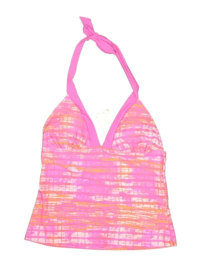 Pre-owned Delia's Swimsuit Top Pink Tie-dye Pattern Swimwear