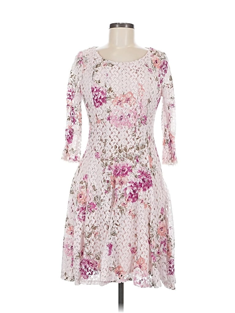 Pre-owned Chris Mclaughlin Cocktail Dress In White