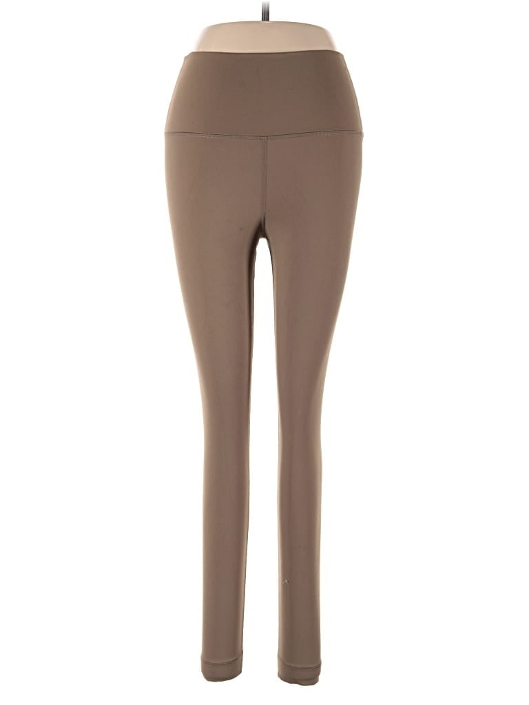 Pre-owned Set Active Leggings In Brown