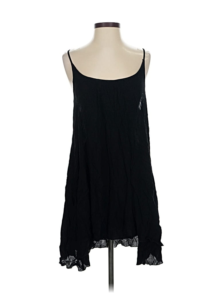 ELAN Pre-owned Tank Top Black Strapless Neckline Tops
