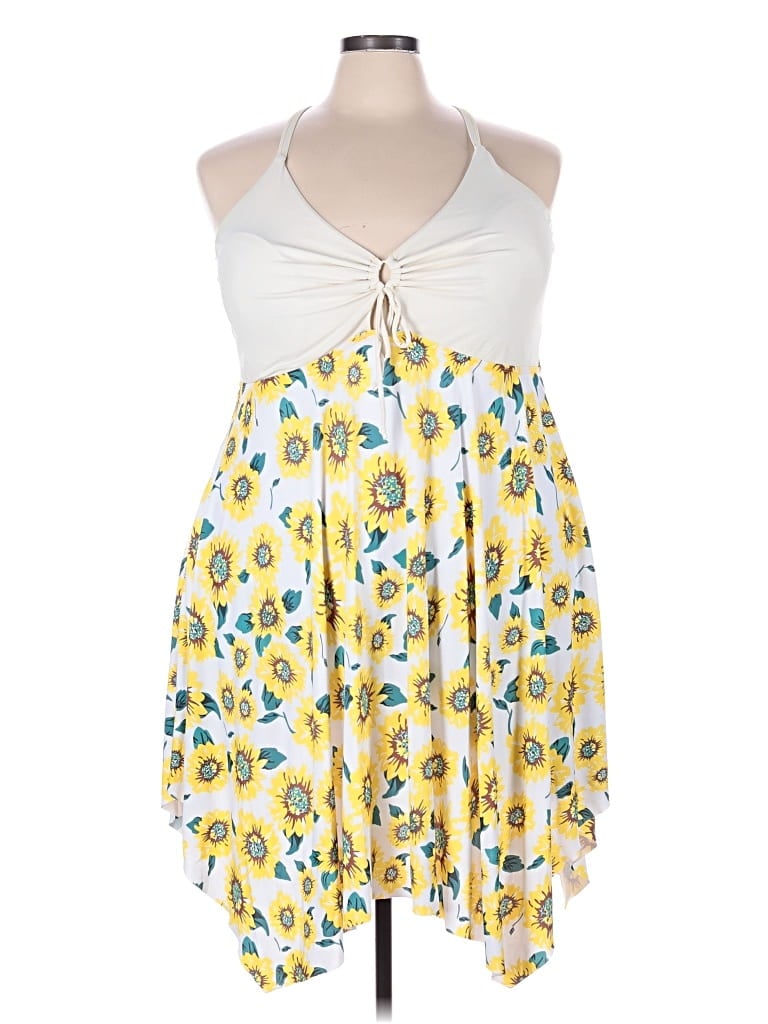 Pre-owned Hanna Nikole Romper In Yellow