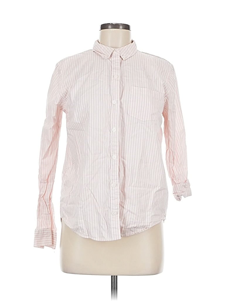 Pre-owned Universal Thread Long Sleeve Button Down Shirt In Pink