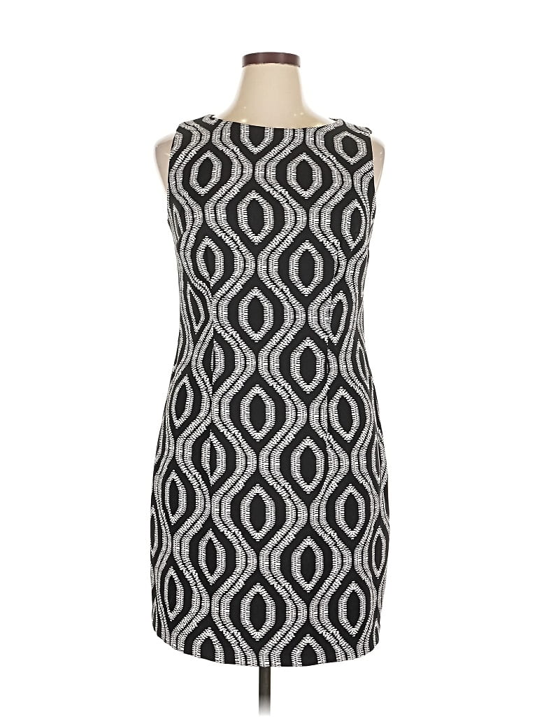 Pre-owned Ab Studio Cocktail Dress In Gray