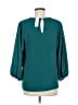 Blue Rain Teal 3/4 Sleeve Blouse Size M - photo 2