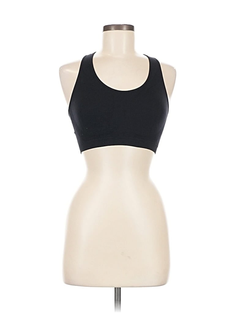 Pre-owned Jockey Tank Top Black Halter Neckline Tops