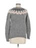 Bass Chevron-herringbone Gray Pullover Sweater Size S - photo 1