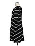 Olivaceous Stripes Black Casual Dress Size M - photo 5