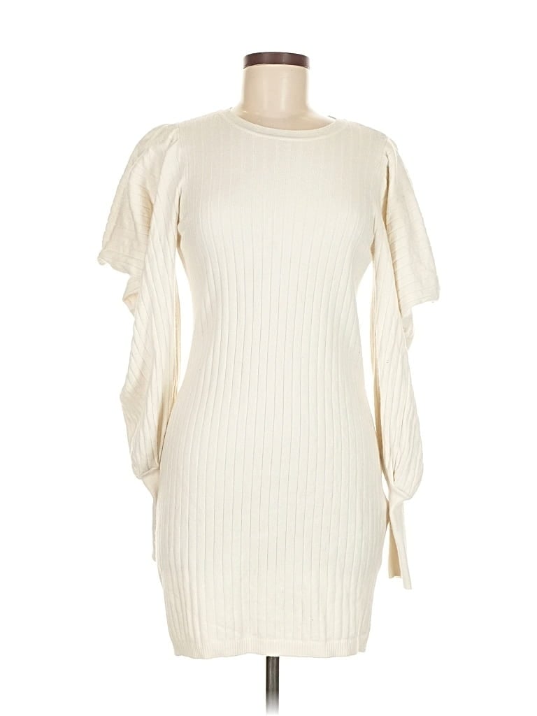 Pre-owned Ted Baker Casual Dress In White