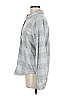Maurices Houndstooth Gray Long Sleeve Blouse Size M - photo 5