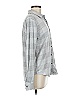 Maurices Houndstooth Gray Long Sleeve Blouse Size M - photo 4