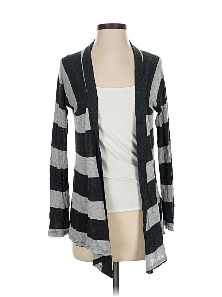 Pre-owned Splendid Cardigan Sweater In Gray