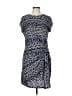 Nicole Miller Print Blue Casual Dress Size M - photo 1