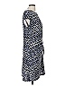 Nicole Miller Print Blue Casual Dress Size M - photo 4