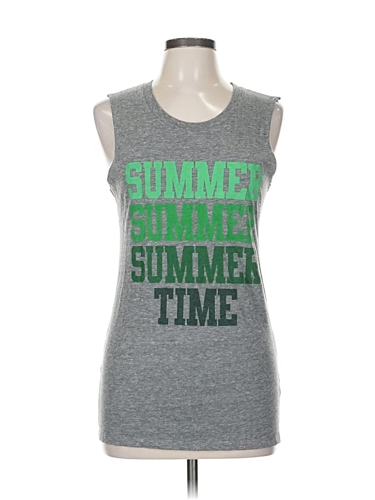 Click to view more detailed imagery on our partner's website Pre-owned Sub_urban Riot Sleeveless T-shirt In Gray