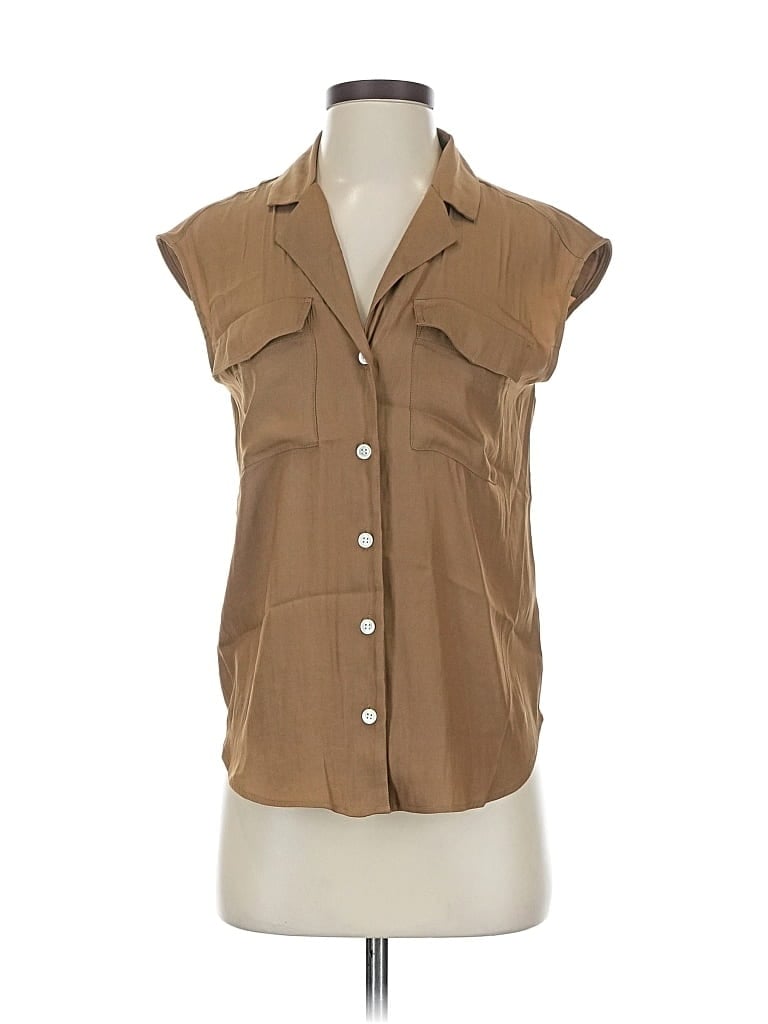 BANANA REPUBLIC Pre-owned Sleeveless Blouse In Brown