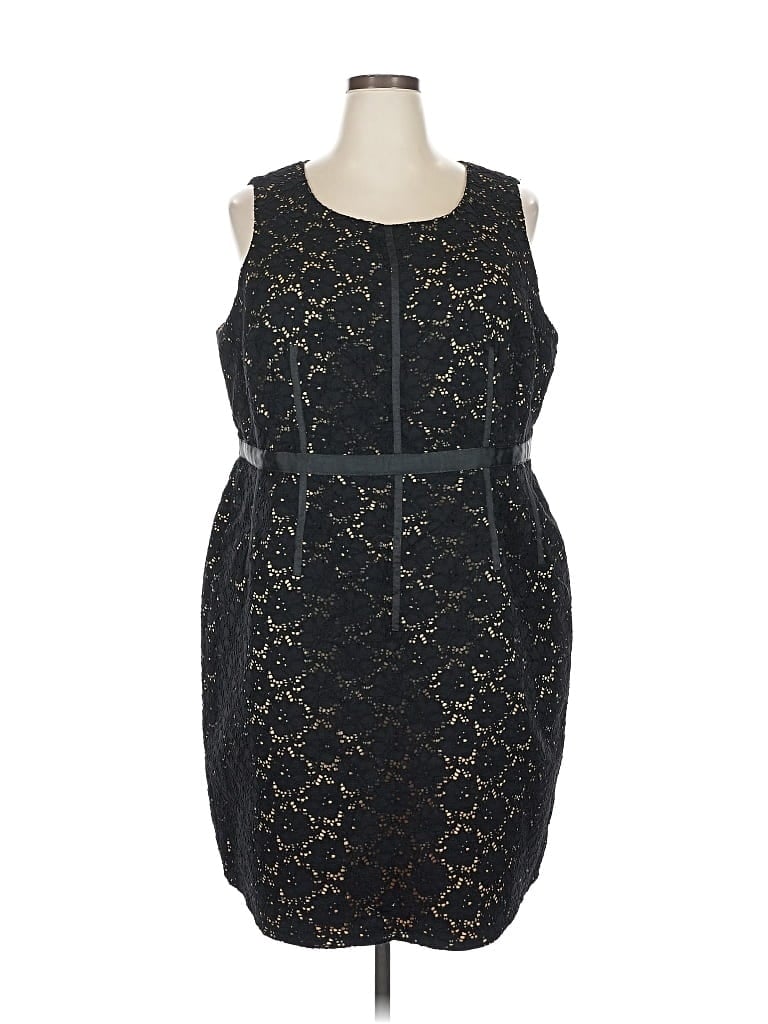 Pre-owned Oleg Cassini Cocktail Dress In Black