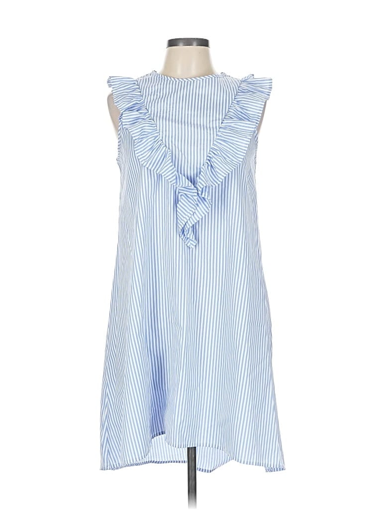 Pre-owned Shein Casual Dress In Blue