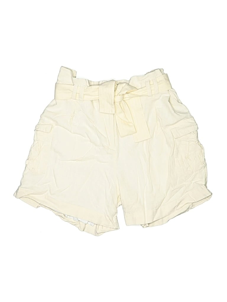 Pre-owned Simply Vera Vera Wang Cargo Shorts In White