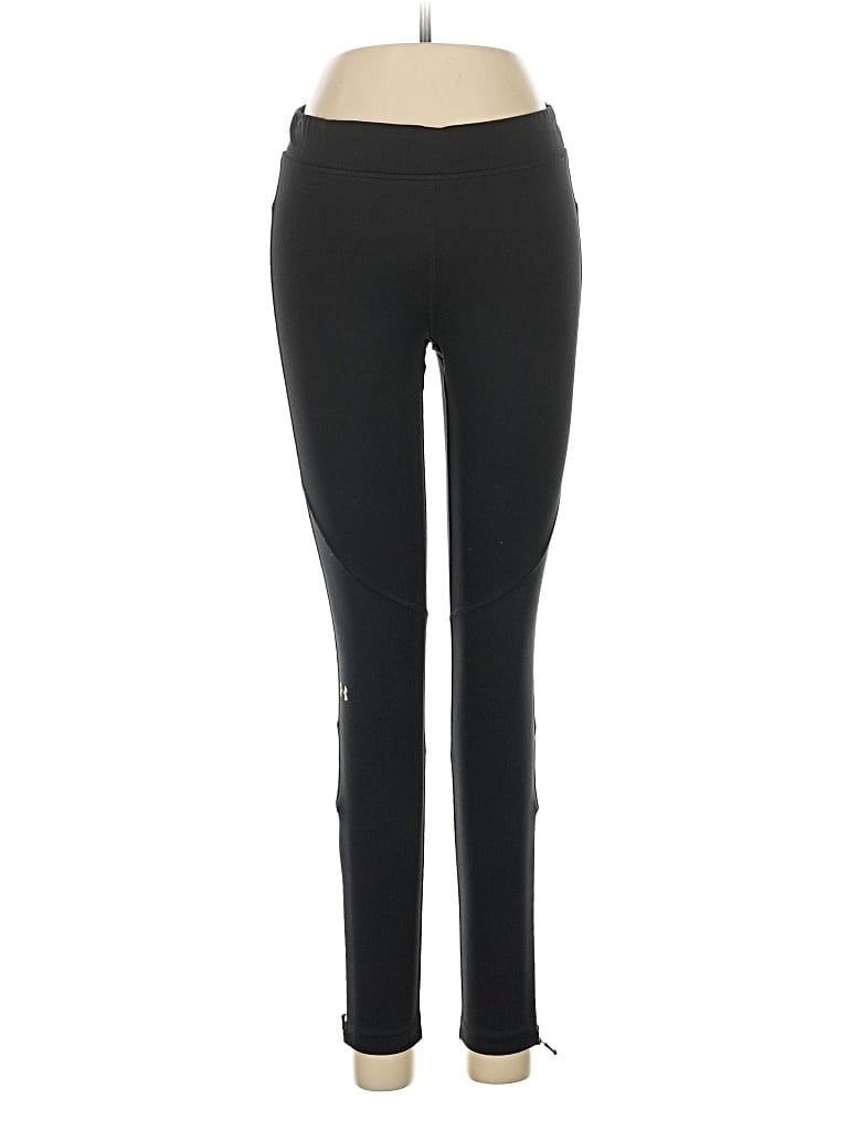 Pre-owned Under Armour Active Pants In Black