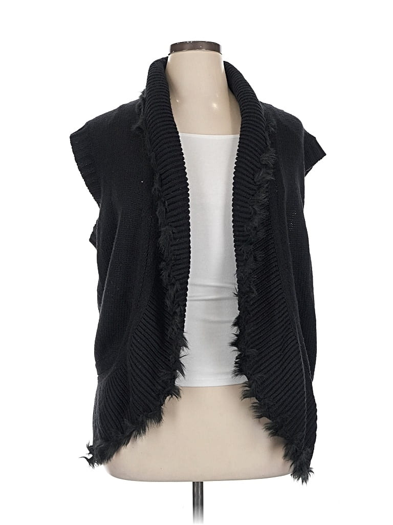 Pre-owned Jenny Sweater Vest In Black