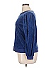 1.State Blue Long Sleeve Top Size 0X - photo 5