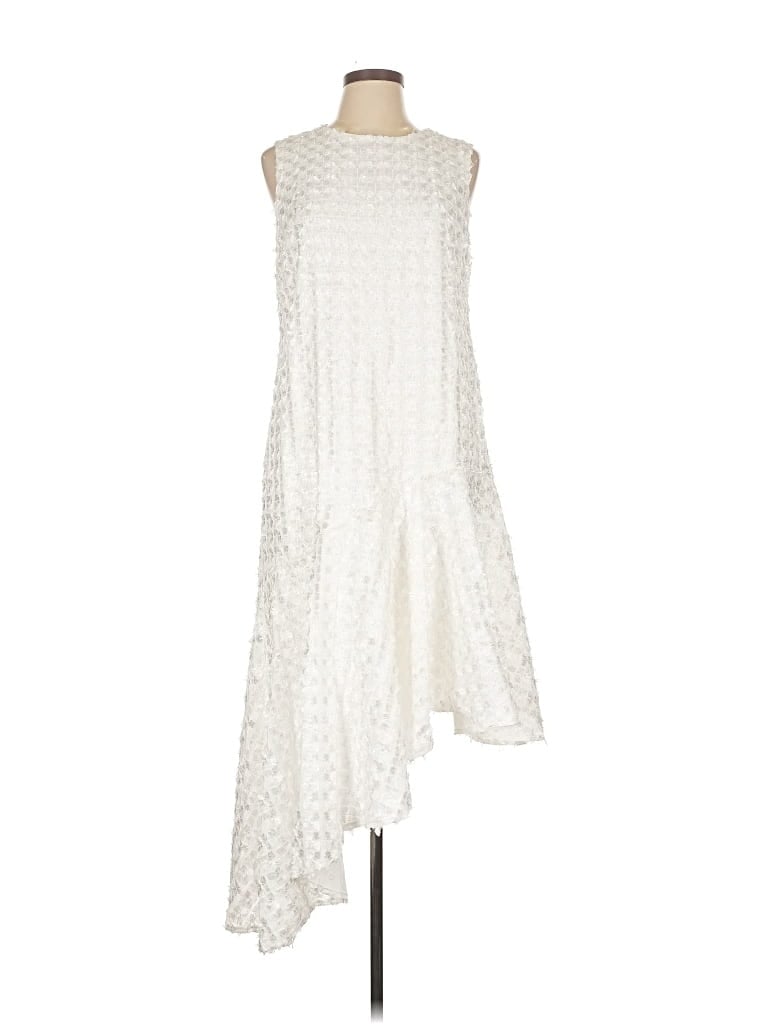 Pre-owned Eva Franco Cocktail Dress In White