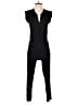 Black Halo Solid Black Jumpsuit Size 0 - photo 1
