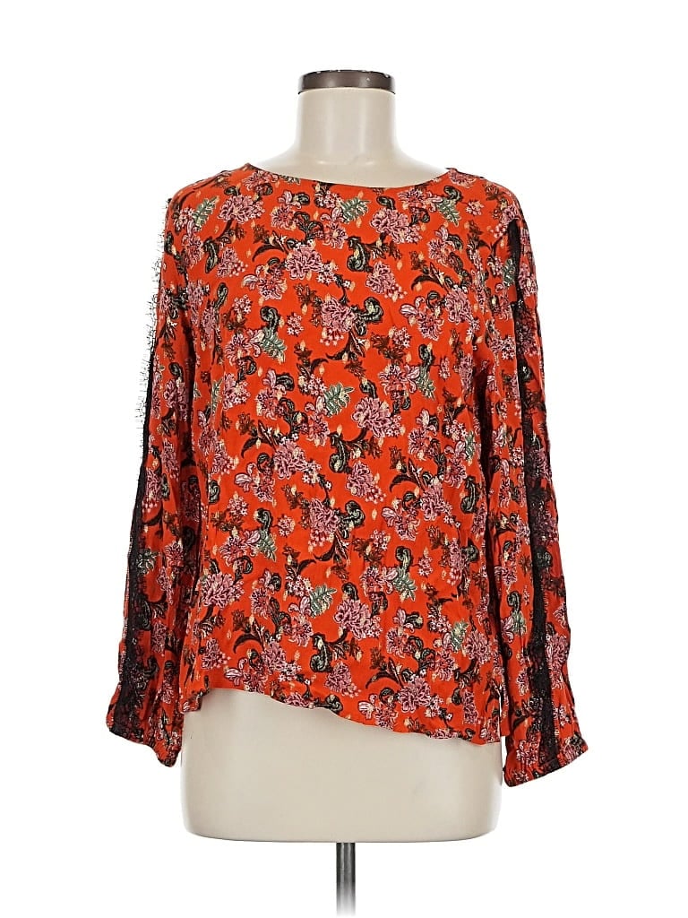 Pre-owned Jason Wu Long Sleeve Blouse In Orange