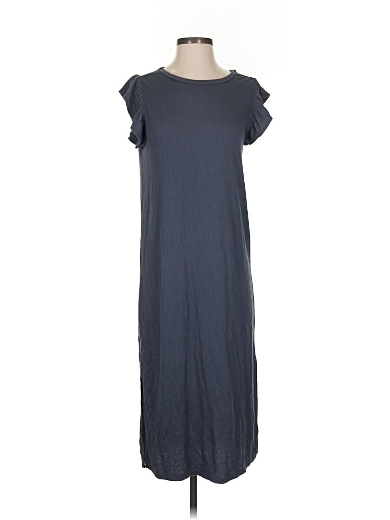 Pre-owned Ann Taylor Loft Casual Dress In Gray