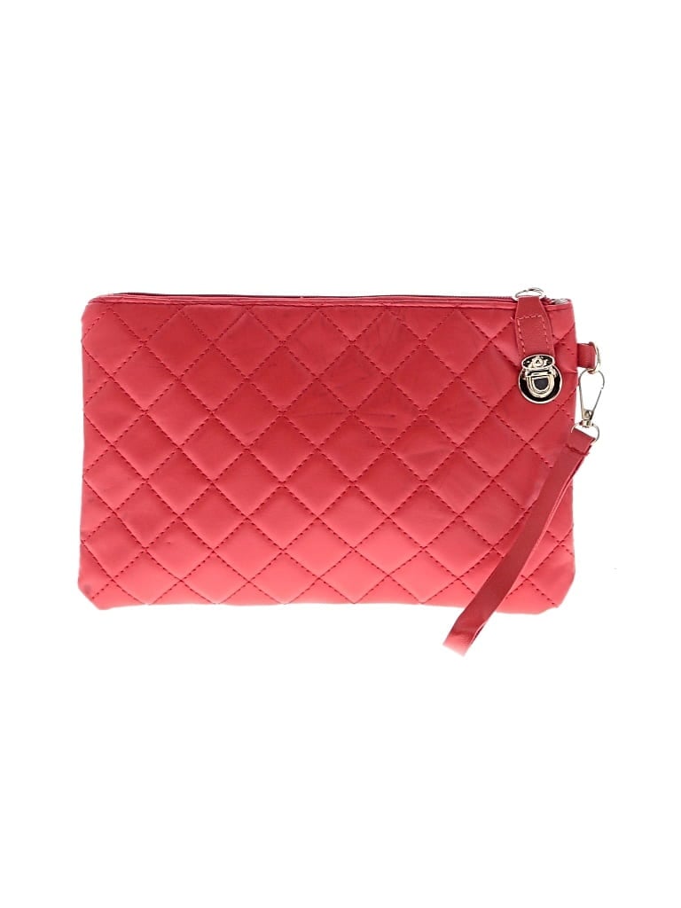 Pre-owned Unbranded Wristlet In Red