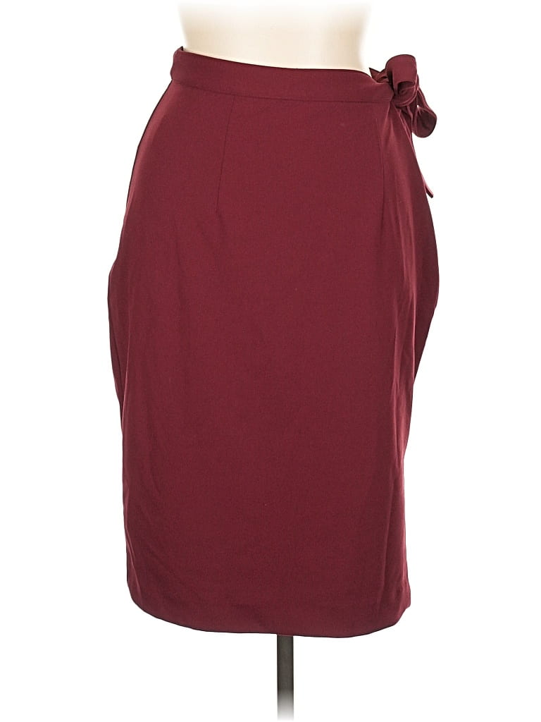 Click to view more detailed imagery on our partner's website Pre-owned Express Formal Skirt In Burgundy