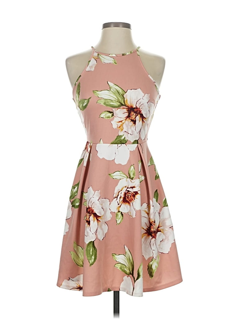 MONTEAU Pre-owned Cocktail Dress In Pink