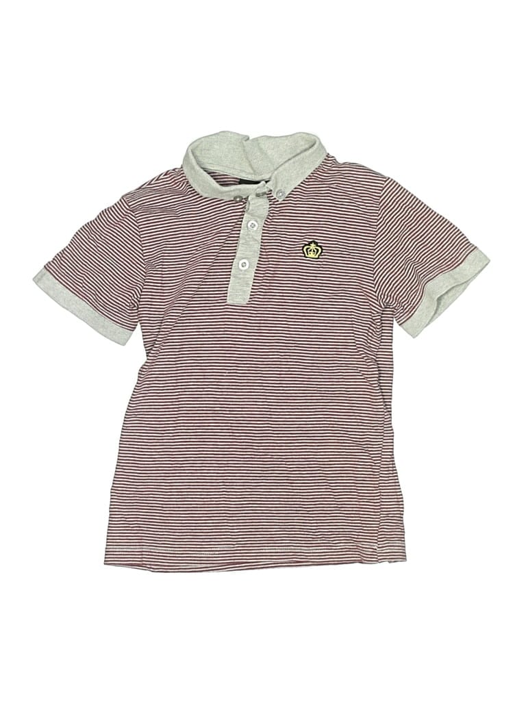 Click to view more detailed imagery on our partner's website Pre-owned Next Kids' Short Sleeve Polo Shirt In Burgundy