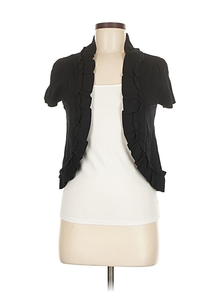 Pre-owned Grace Cardigan Sweater In Black