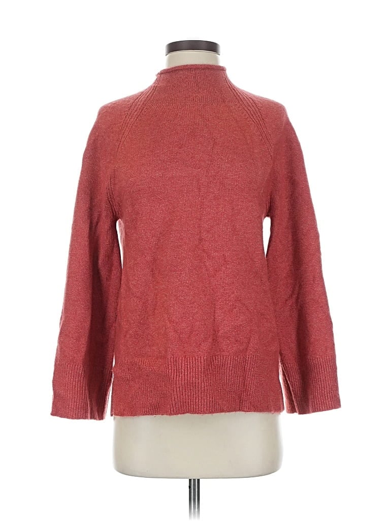 Pre-owned Ann Taylor Loft Turtleneck Sweater In Red