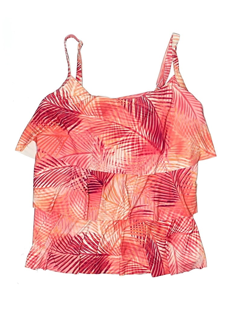 Pre-owned Beach House Swimsuit Top Red Swimwear