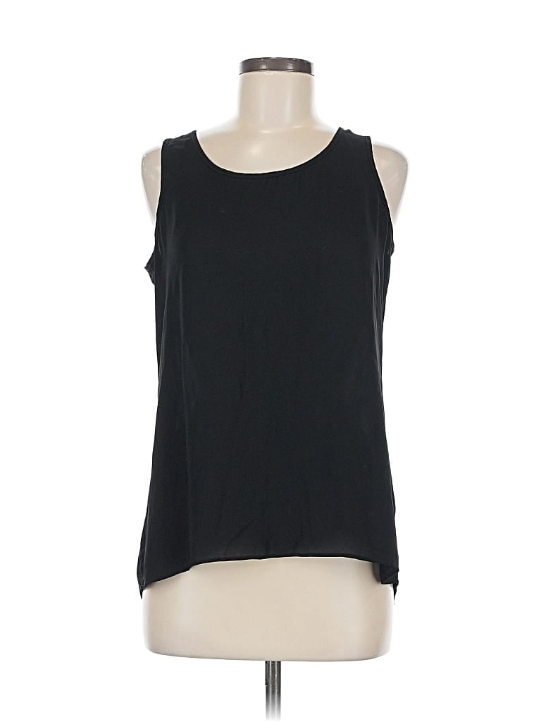 Pre-owned Express Sleeveless Blouse In Black